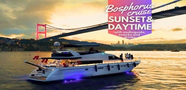 Istanbul: Sunset or Day Small-Group Yacht Cruise with Snacks