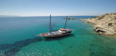 Croisière d'une journée complète sur 3 îles depuis le port de Kos