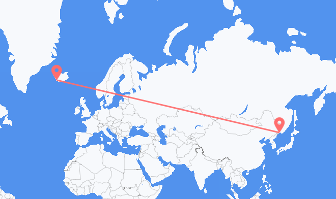Reykjavik to Vladivostok