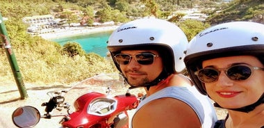 Au-dessus et au-delà Palaiokastritsa Corfou Vespa Scooter Tour