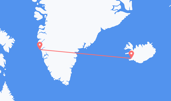 Reykjavik to Maniitsoq