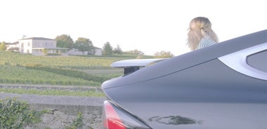 Ganztägige Weintour Custom Tesla in der Region Bordeaux