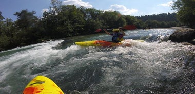 Kajakfahren auf der Save Bled