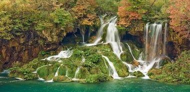 Plitvice vötn frá Šibenik eða Zadar