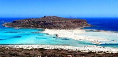 Tour de un día a la isla de Gramvousa y la bahía de Balos desde Chania