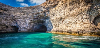 Malta: Comino, Gozo, Bláa & Kristal Lónið og Hellaskoðunarferðir