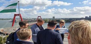 Visite des toits de Rotterdam