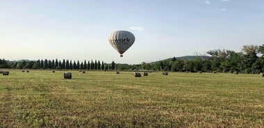 Piemont und Lombardei – Flug im Heißluftballon mit Transport von Mailand