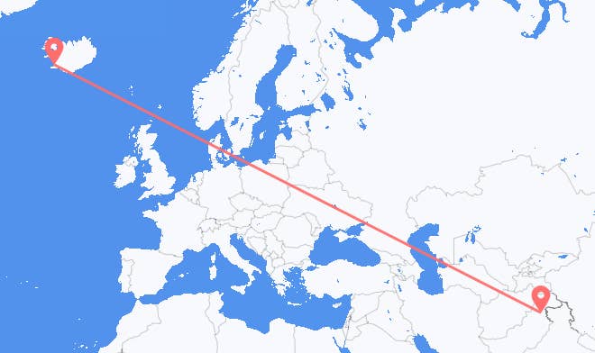 Islamabad to Reykjavik