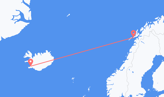 Reykjavik to Svolvær
