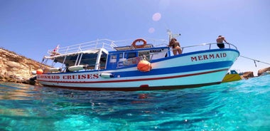 St Paul's Bay: Comino, Blue Lagoon, Gozo, & Caves Boat Tour