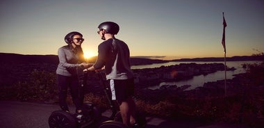 Visite nocturne de Bergen en Segway