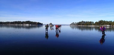 ストックホルムの天然氷でのアイススケートの紹介