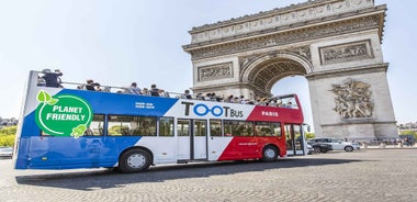 París: Tootbus Hop-on Hop-off uppgötvunar rútuferð