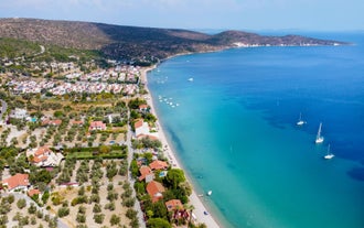 Konak Square view from Varyant. Izmir is popular tourist attraction in Turkey.