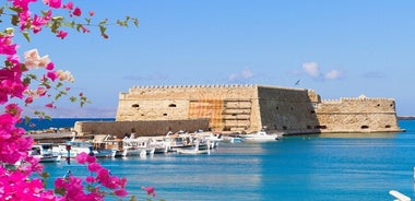 Visite historique de la ville d'Héraklion avec le palais de Knossos et le vieux marché