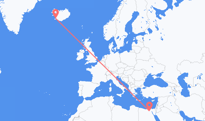 Cairo to Reykjavik