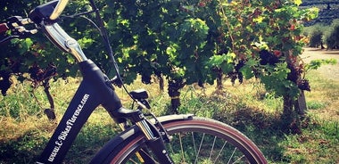 Promenade en vélo électrique à Florence en Toscane avec visite d'un vignoble