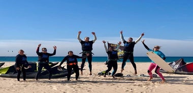 Hálf-einkakennsla í kitesurfing