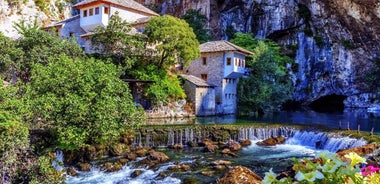 All seasons, the best of Bosnia 3 days discovery tour from Korcula. Mostar, Blagaj, Sarajevo, Kravice waterfalls, Radimlja, Konjic, Stolac, Visoko Pyramid. UNESCO sites. Nature. Architecture. History. Cuisine