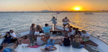 Larnaca: Sunset Cruise with a Glass of Wine