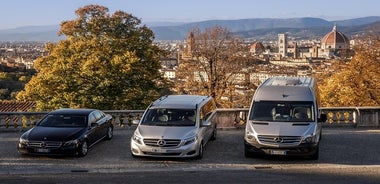 Privater Transfer bei der Ankunft am Flughafen Florenz