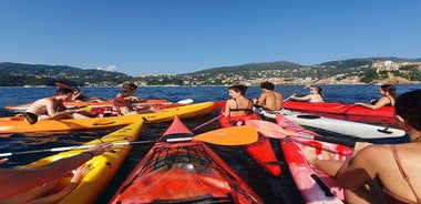 Tour de aventura en kayak al atardecer y cuevas, natación y aperitivo