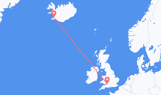 Reykjavik to Bristol