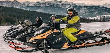 Tour di un'intera giornata Bagni termali in motoslitta Zakopane da Cracovia