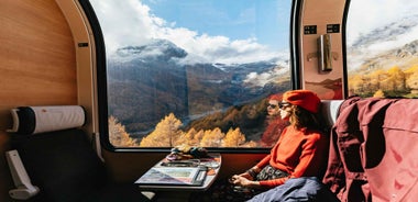 From Milan: St. Moritz and Panoramic Bernina Express Tour