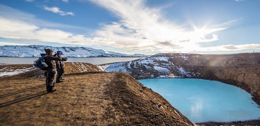 Recorrido de lujo de día completo en un increíble jeep por Askja y Holuhraun desde el lago Myvatn