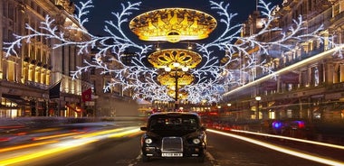 Tour di Londra di notte in autobus scoperto con luci di Natale