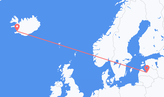 Рига в Рейкьявик