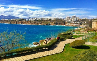 Harbor in the old city of Antalya Kaleici Old Town. Antalya, Turkey.