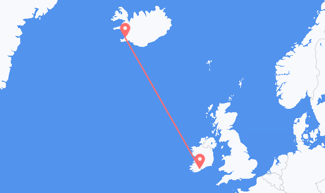 Reykjavik to Cork