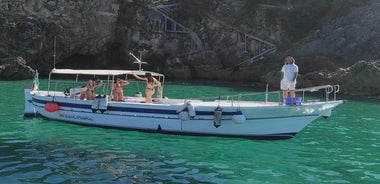 Excursion en bateau à Gaeta avec un arrêt pour la baignade et la plongée en apnée 2 HEURES