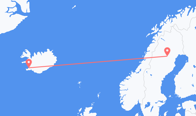 Reykjavik to Arvidsjaur