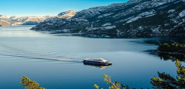 Stavanger: Falleg fjörðasigling til Lysefjörð og Preikestolen