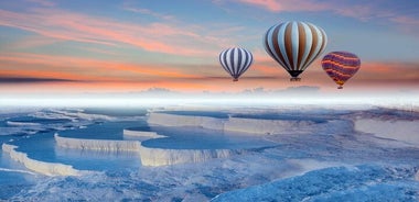 Zertifikat für eine Heißluftballonfahrt in Pamukkale und 2 Mahlzeiten in Antalya