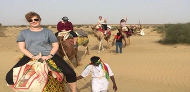  Safari en camello de medio día no turístico por el desierto de Thar Atardecer