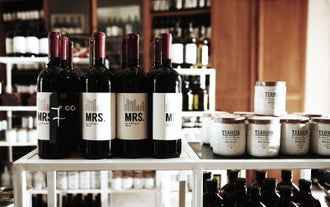 Photo of aerial view of Chania with the amazing lighthouse, mosque, venetian shipyards, Crete, Greece.