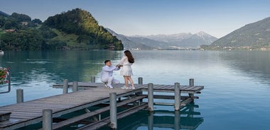 Phototour Photoshoot at the Lake Brienz, Iseltwald, Interlaken