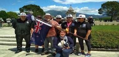 Visite du champ de bataille de Monte Cassino par l'historienne \ guide d'Anna Priora