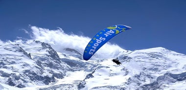 Parapente en tándem en los Alpes en Chamonix