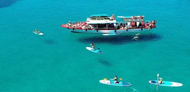 Recorrido en barco de 3 horas con todo incluido en Ibiza