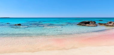 Tour di un giorno alla spiaggia di Elafonisi da Heraklion con ritiro incluso