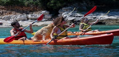 Supetar-Postira in kayak