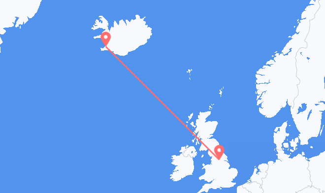 Reykjavik to Leeds