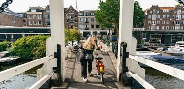 Amsterdam: Leiðsögn á hjólatúr um miðbæinn á EN/DE/FR/ES