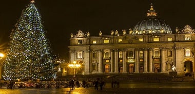 Dîner et messe à la basilique Saint-Pierre la veille de Noël